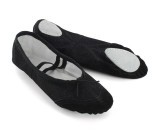 Black Canvas Slippers  BL700201