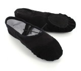 Black Canvas Slippers  BL704001