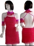 Pink Tassel Dress  SZ-HYJ-L027