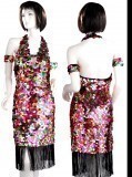 Multi-colored beading Dress  SZ-HYJ-L043