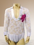 White Lace Shirt  SZ-HYJ-M016