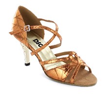 Brown Patent leather Sandal  LS173801