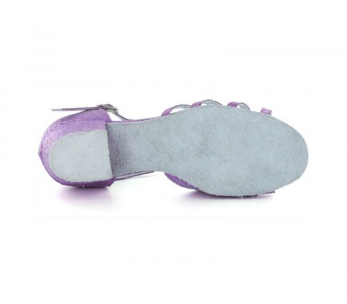 Purple sparklenet Sandal  LS174906