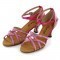 Pink Satin with Rhinestones Sandal fls1621T-4