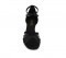 Black Satin Sandal  LS162202