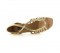Gold Patent Leather Sandal  LS166101