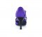 Purple & Black Satin Sandal  LS174006