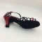Black & Red Patent Leather Sandal adls283601