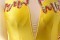 Yellow Blue Lycra & Chiffon Dress  SZ-HYJ-B096