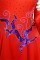 Red Lycra & Chiffon Dress  SZ-HYJ-B148