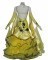 Yellow Spandex & Gauze Dress  SZ-HYJ-B830