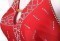Red Lycra & Chiffon Dress  sz-lhcc3067-DR1015