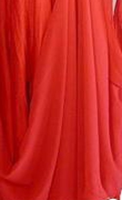 Red Lycra & Chiffon Dress  SZ-LHCC3067-DR1001