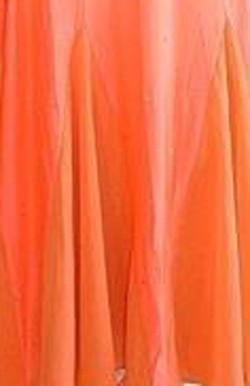 Orange Lycra & Chiffon Dress  SZ-LHCC3067-DR2001