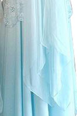 Light Blue Lace & Chiffon Dress  SZ-LHCC3067-DR6006
