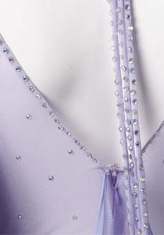 Light Purple Lycra & Silk Fabric Dress  sz-lhcc3067-DR7007