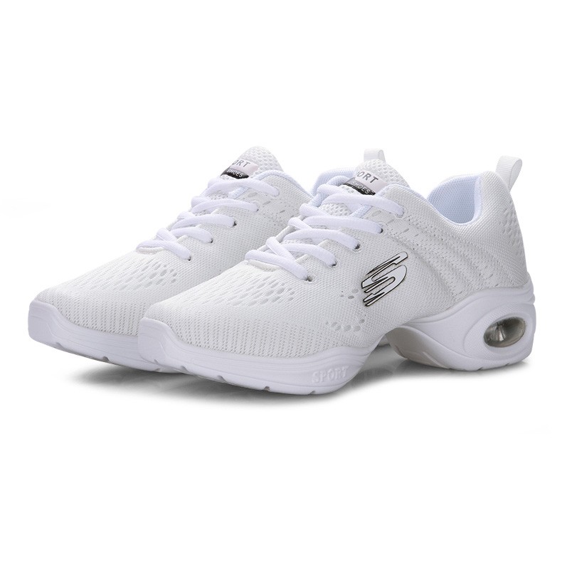 White Net Dance Sneaker DS669702