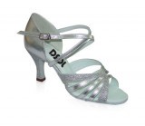 Silver PU with silver Glitters Sandal  LS166802