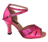 Pink Sparkle & Satin Sandal 168204