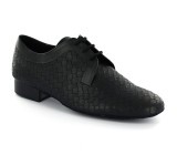 Men's Black Smooth Shoes adms380201