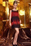 Black & Red tassel dress made DG-LGF-222301