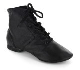Black Leather Jazz Boot  JZ721101