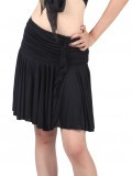 Black Polyester Skirt  TBHB-012