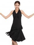 Black Polyester Long Dress  TBHB-05204202