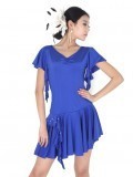 Blue Spandex Long Dress  TBHB-2012802