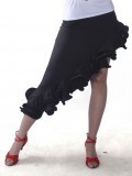 Black Polyester skirt  TBHB-803202