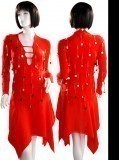 Red Lycra Dress  SZ-HYJ-L047