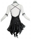 Black Lycra&Sile Dress  SZ-HYJ-L704