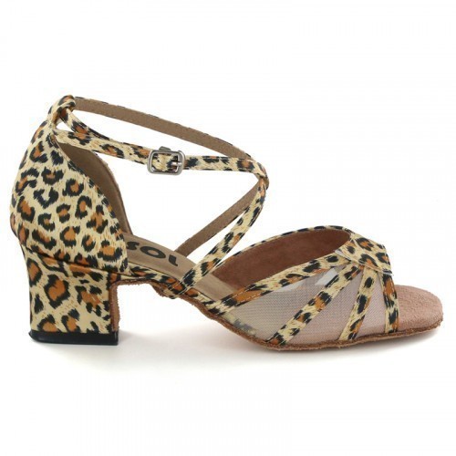 Cheetah & white Mesh Sandal  LS160112