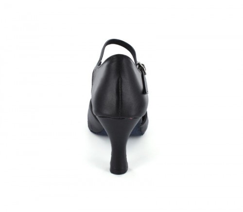 Black Imitated Leather Sandal  LS161513