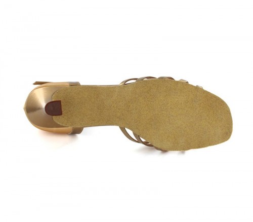 Bronez Patent & Flesh Mesh Sandal  LS161801