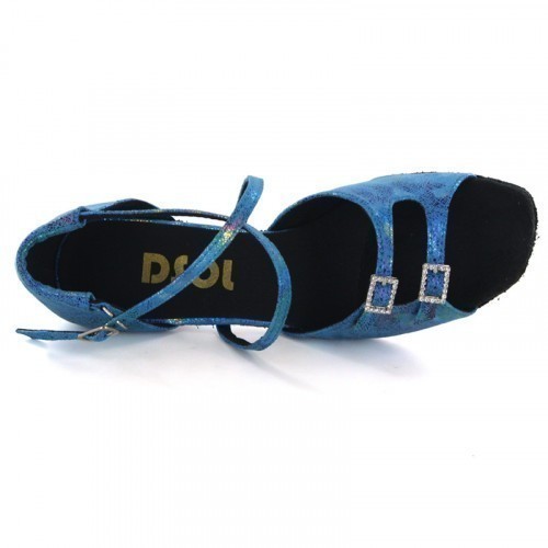 Blue Patent Leather Sandal LS162510