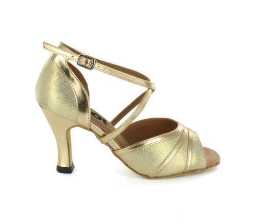 Gold Patent with Glitter Sandal  LS164906