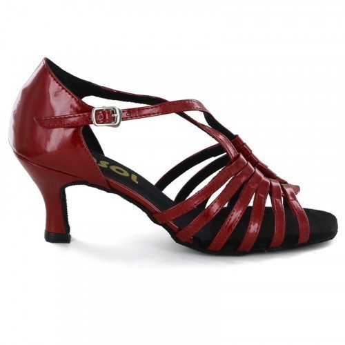 Red patent leather Sandal  LS166103