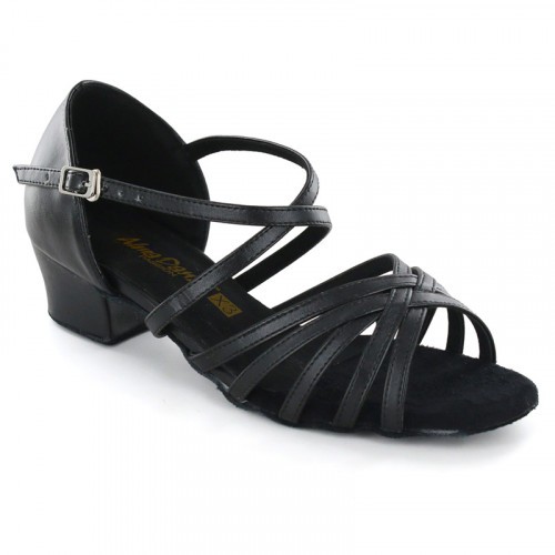 Black Synthetic Leather Sandal DC167001