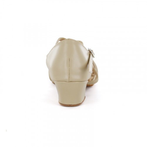 Beige Synthetic Leather Sandal adls167002