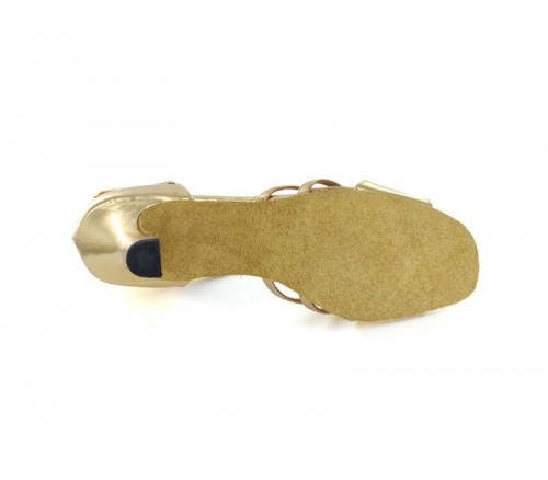 Gold patent leather Sandal  LS168302