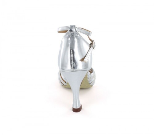 Sliver patent leather with glitter on the strap Sandal  LS168610