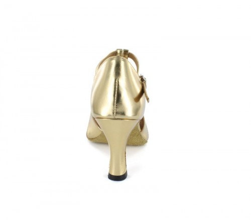 Gold metallic PU Sandal  LS170301