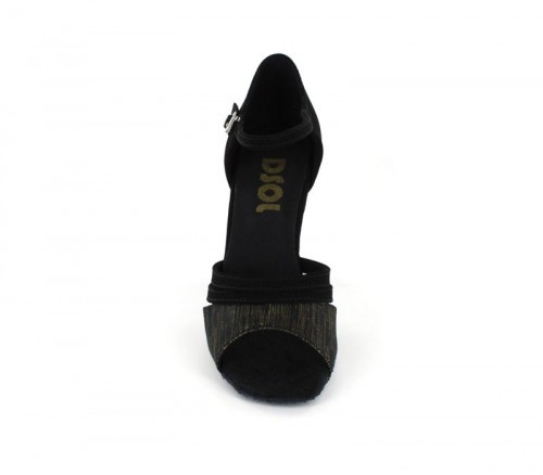 Black Nubuck with Gold Chino Sandal  LS172102