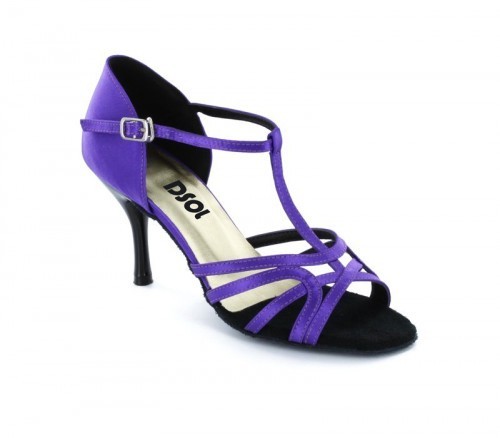 Purple Satin Sandal  LS173502