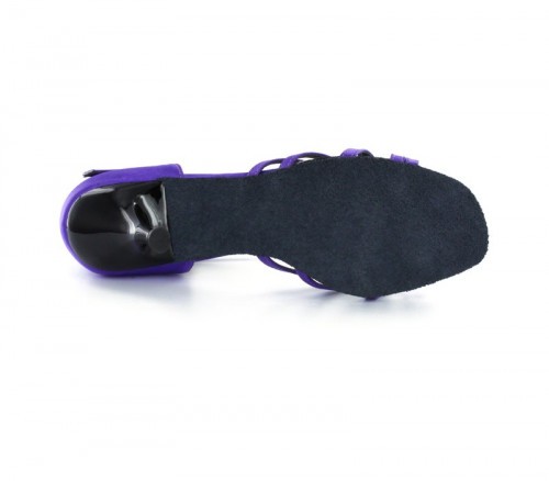 Purple Satin Sandal  LS173502
