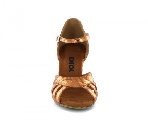 Brown patent Sandal  LS174506