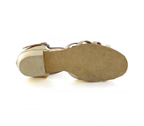 Gold Patent Leather Sandal  LS174903