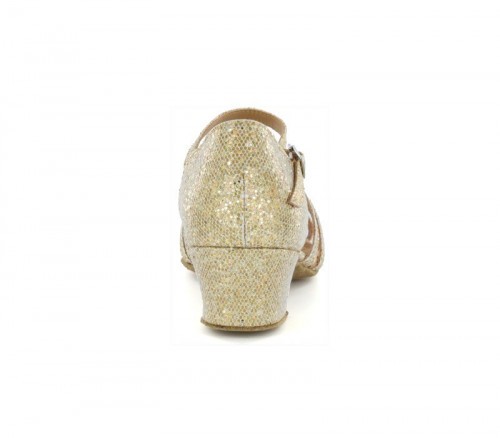 Gold sparklenet Sandal  LS174904