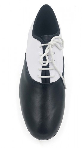 Black & White Genuine Leather Men's Standard adms353301
